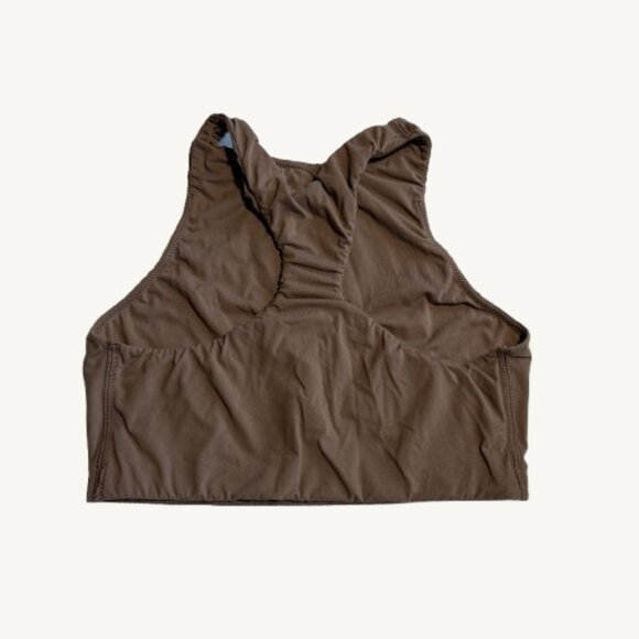 Skims Fits Everybody High Neck Bralette Taupe SOLD OUT ONLINE Size Small - Picture 5 of 5